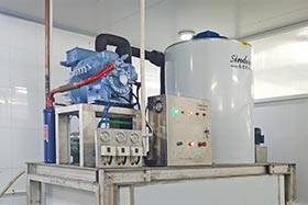 山東日照，日產(chǎn)5噸片冰機，用于海鮮水產(chǎn)加工